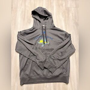 Under Armour Charcoal Hoodie with Yellow Detail